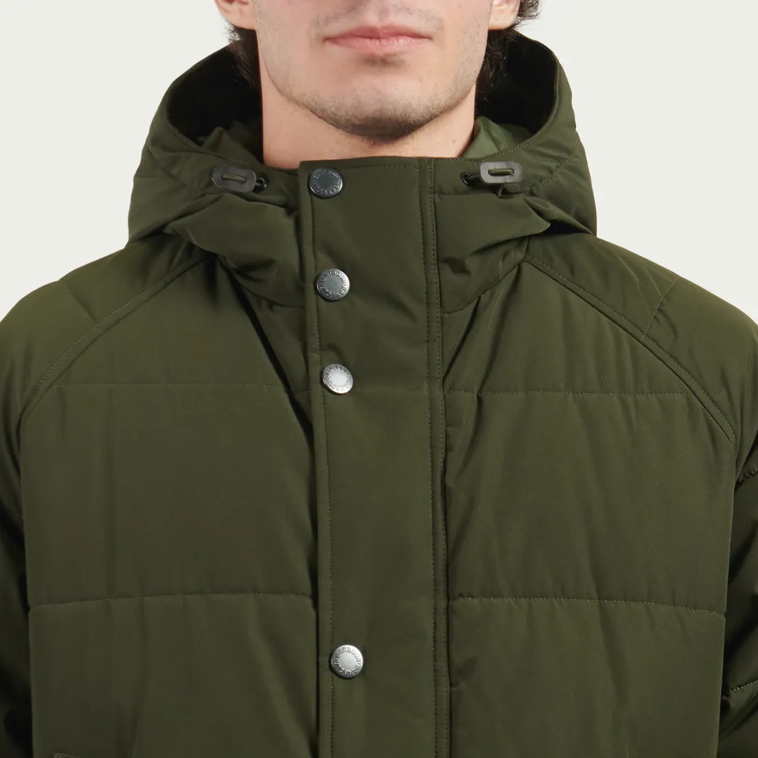 Barbour Мужская куртка парка Hooded Bedale Puffer