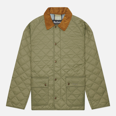 Мужская стеганая куртка Barbour City Bedale Quilted, цвет оливковый