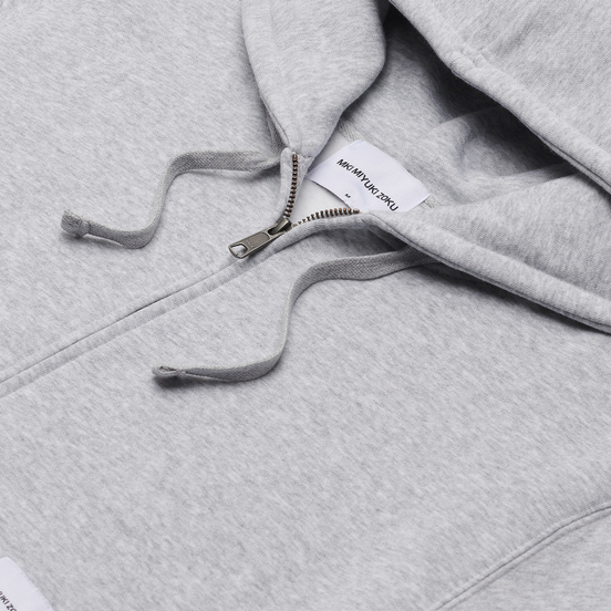Мужская толстовка MKI Miyuki-Zoku Relaxed Basic Zip Hoody Grey