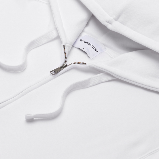 Мужская толстовка MKI Miyuki-Zoku Relaxed Basic Zip Hoody White