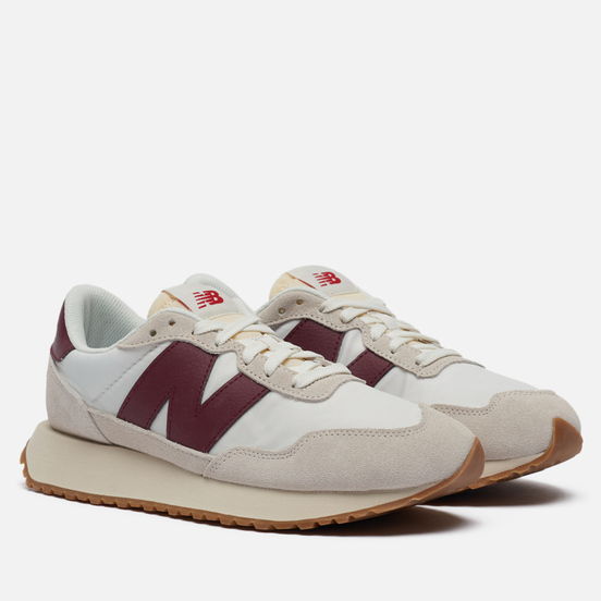 Мужские кроссовки New Balance 237 70s Vintage Core White/Burgundy