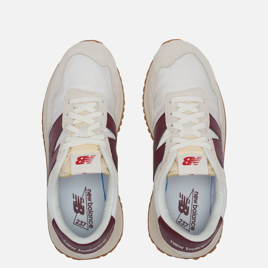 Мужские кроссовки New Balance 237 70s Vintage Core White/Burgundy