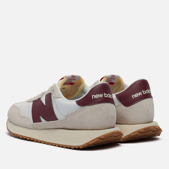 Мужские кроссовки New Balance 237 70s Vintage Core White/Burgundy