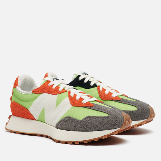 Мужские кроссовки New Balance MS327SFA Summer Bright Lime Green/Red/Grey