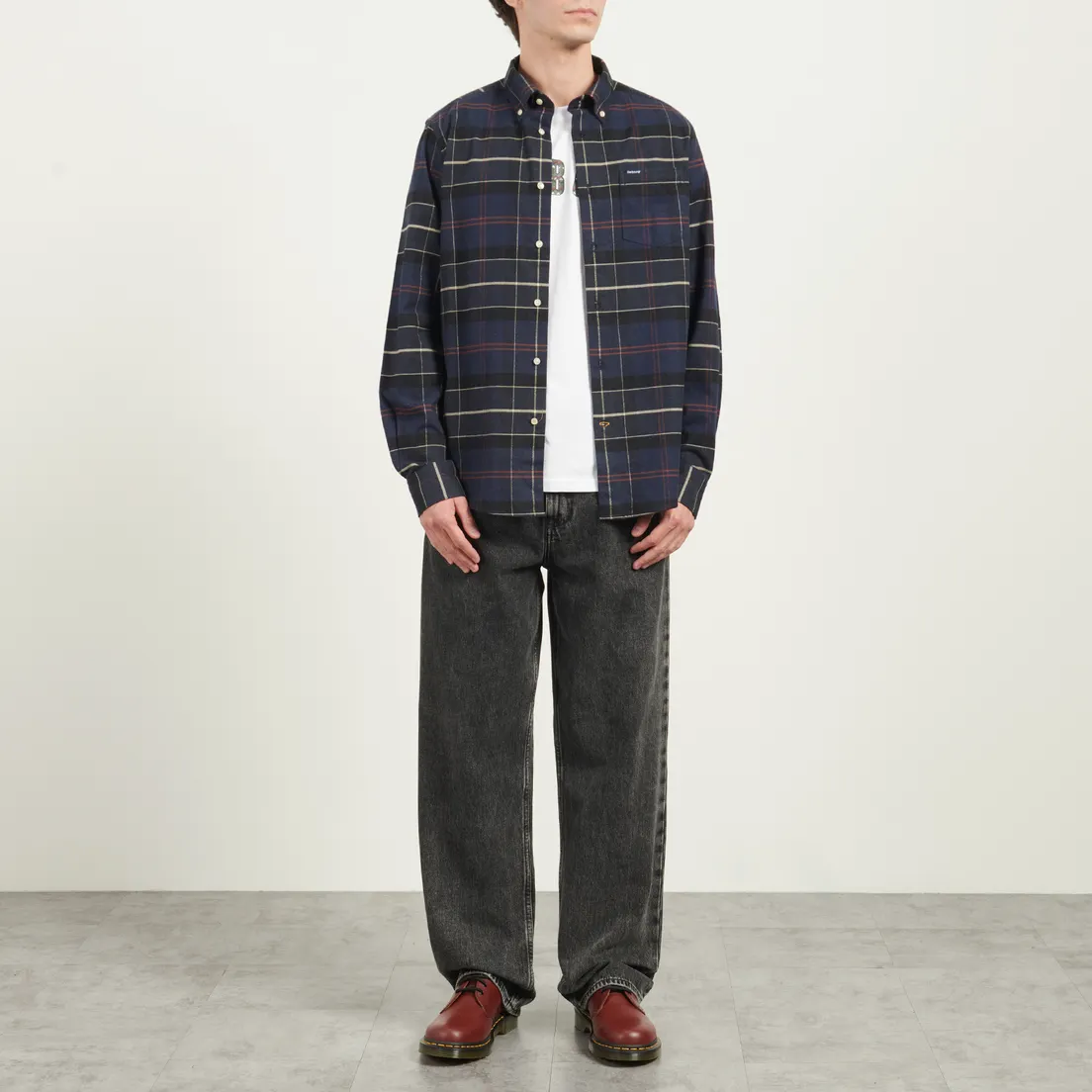 Barbour Мужская рубашка Lutsleigh Tailroed