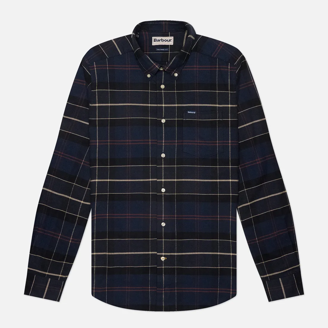 Barbour Мужская рубашка Lutsleigh Tailroed