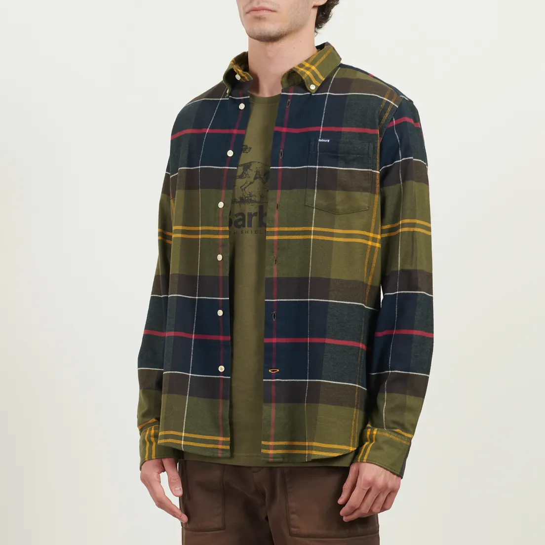 Barbour Мужская рубашка Edderton Tailored Tartan