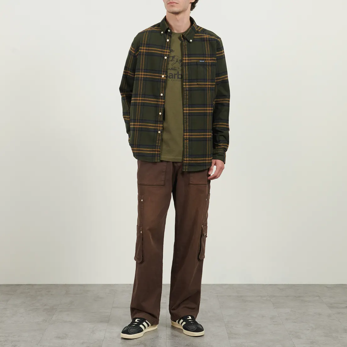 Barbour Мужская рубашка Portdown Tailored Checked