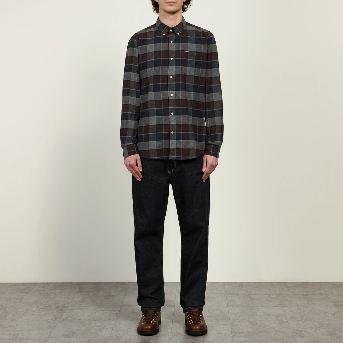 Barbour Мужская рубашка Valley Tailored Checked