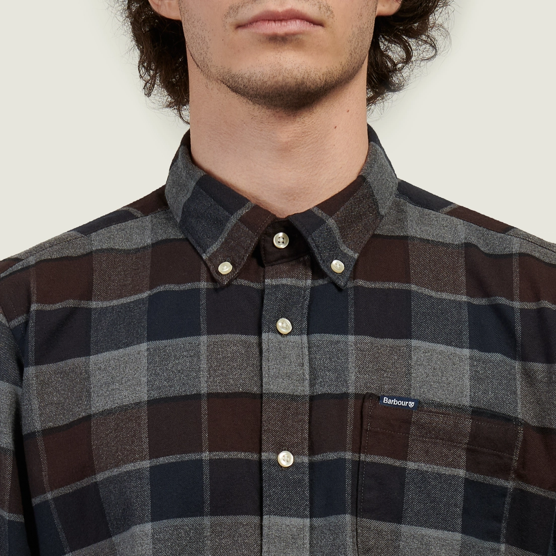 Barbour Мужская рубашка Valley Tailored Checked