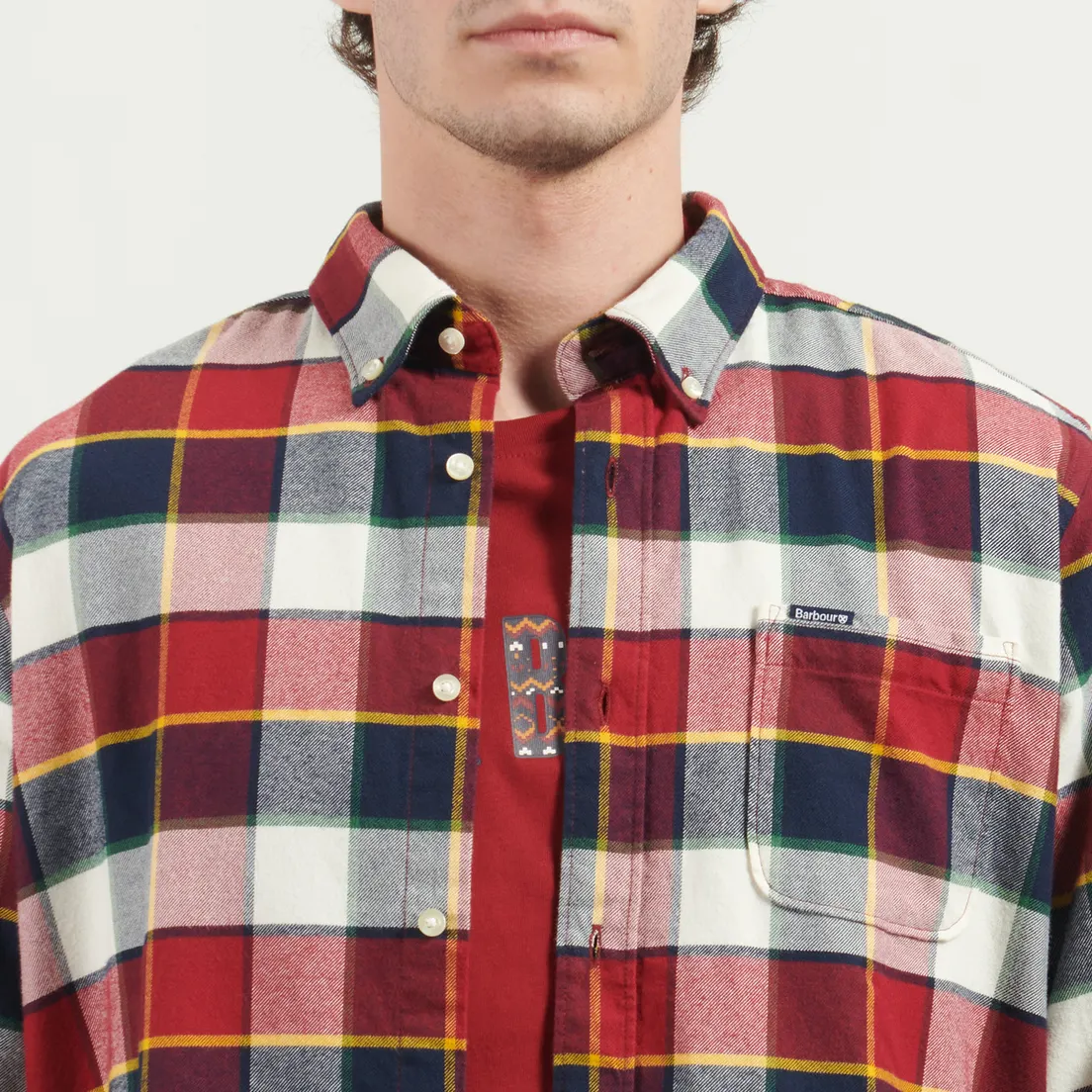 Barbour Мужская рубашка Valley Tailored Checked