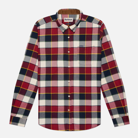 Мужская рубашка Barbour Valley Tailored Checked, цвет красный, размер M