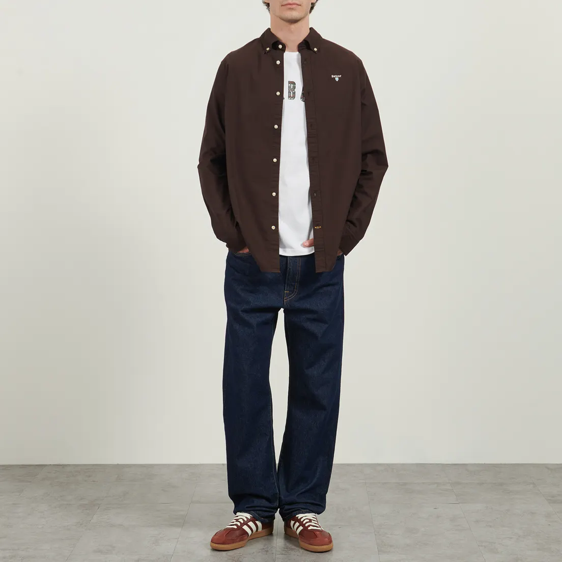 Barbour Мужская рубашка Oxford Tailored