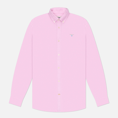   Brandshop Мужская рубашка Barbour Oxford Tailored, цвет розовый, размер M