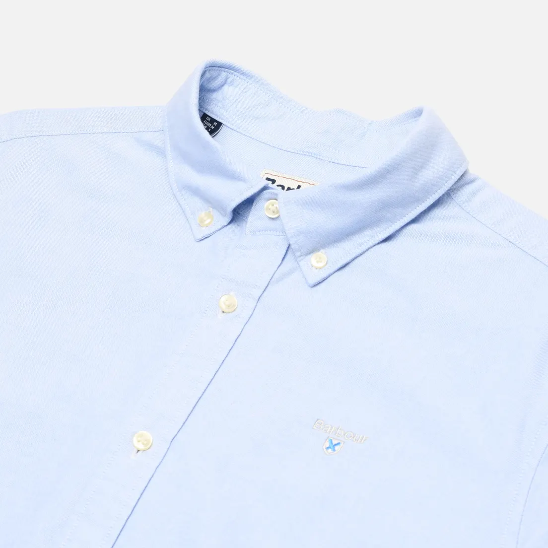 Barbour Мужская рубашка Oxford Tailored Short Sleeved