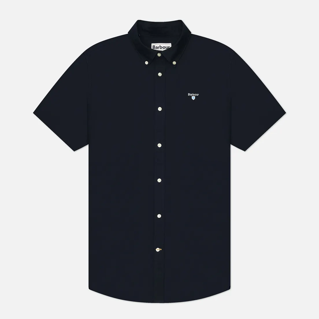 Barbour Мужская рубашка Oxford Tailored Short Sleeved