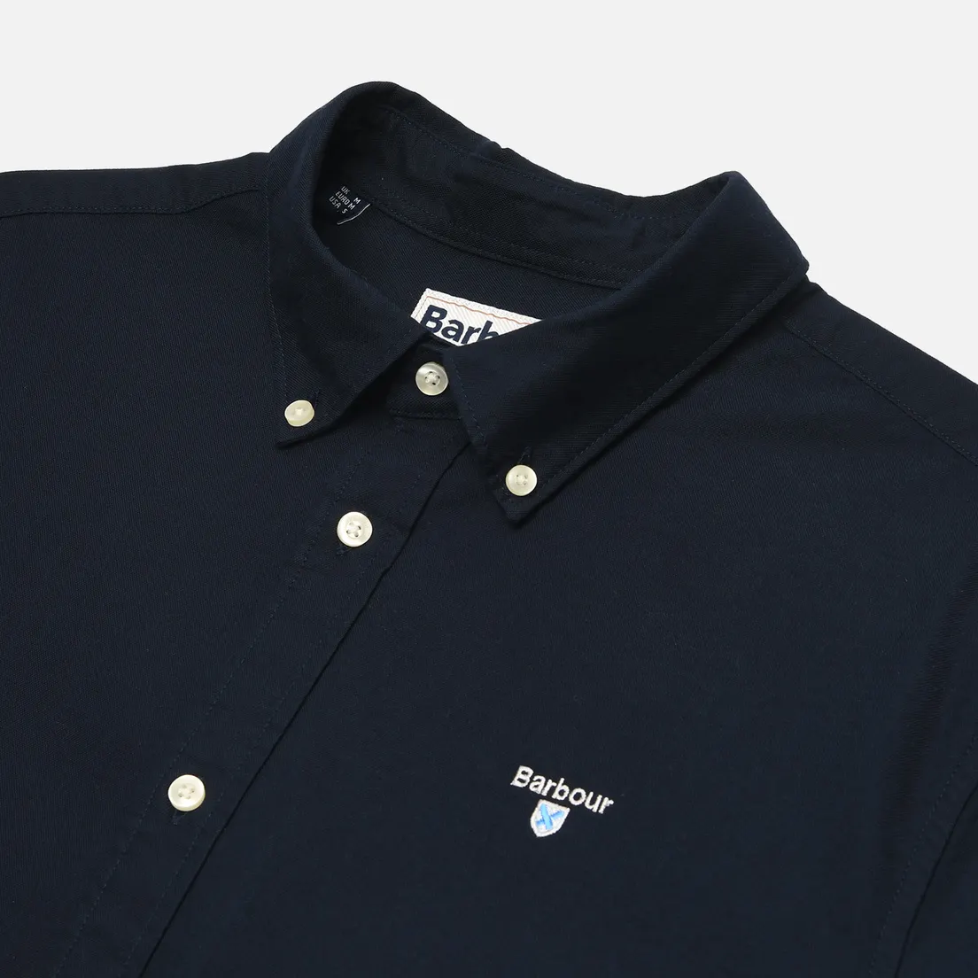 Barbour Мужская рубашка Oxford Tailored Short Sleeved