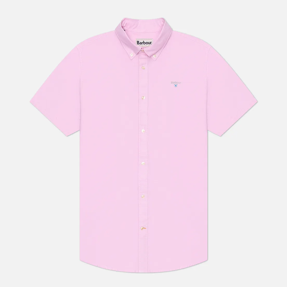 Barbour Мужская рубашка Oxford Tailored Short Sleeved