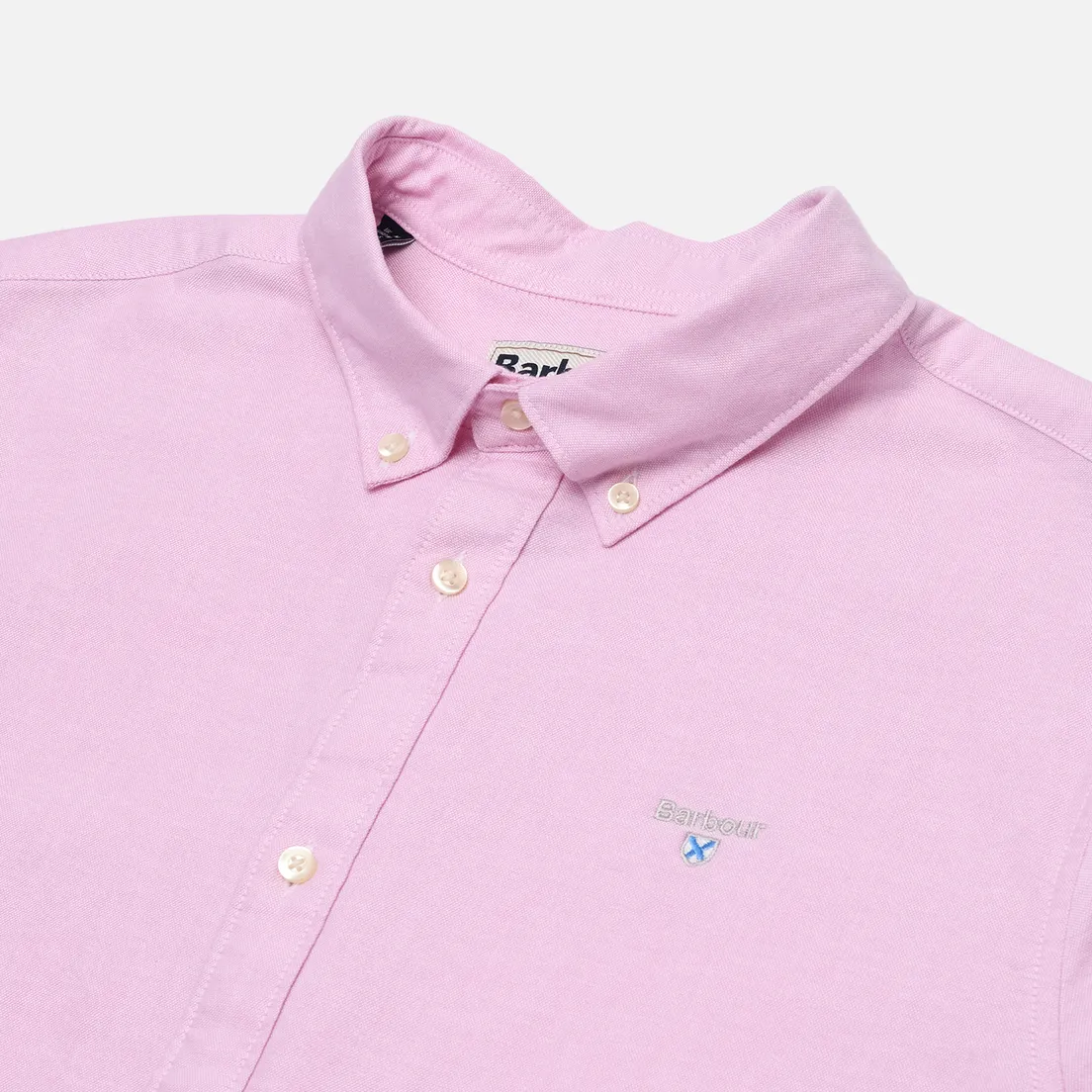 Barbour Мужская рубашка Oxford Tailored Short Sleeved