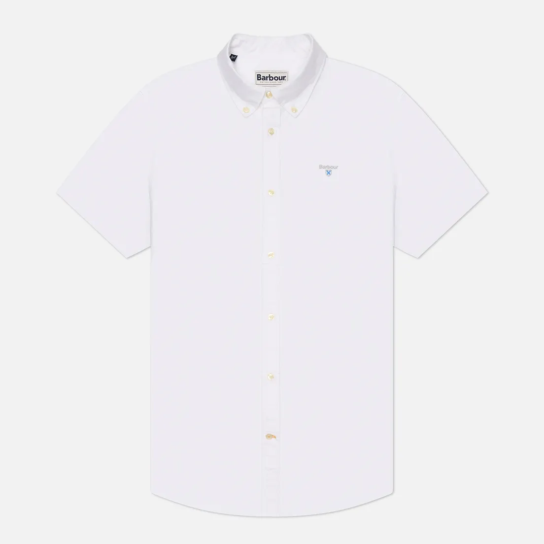Barbour Мужская рубашка Oxford Tailored Short Sleeved