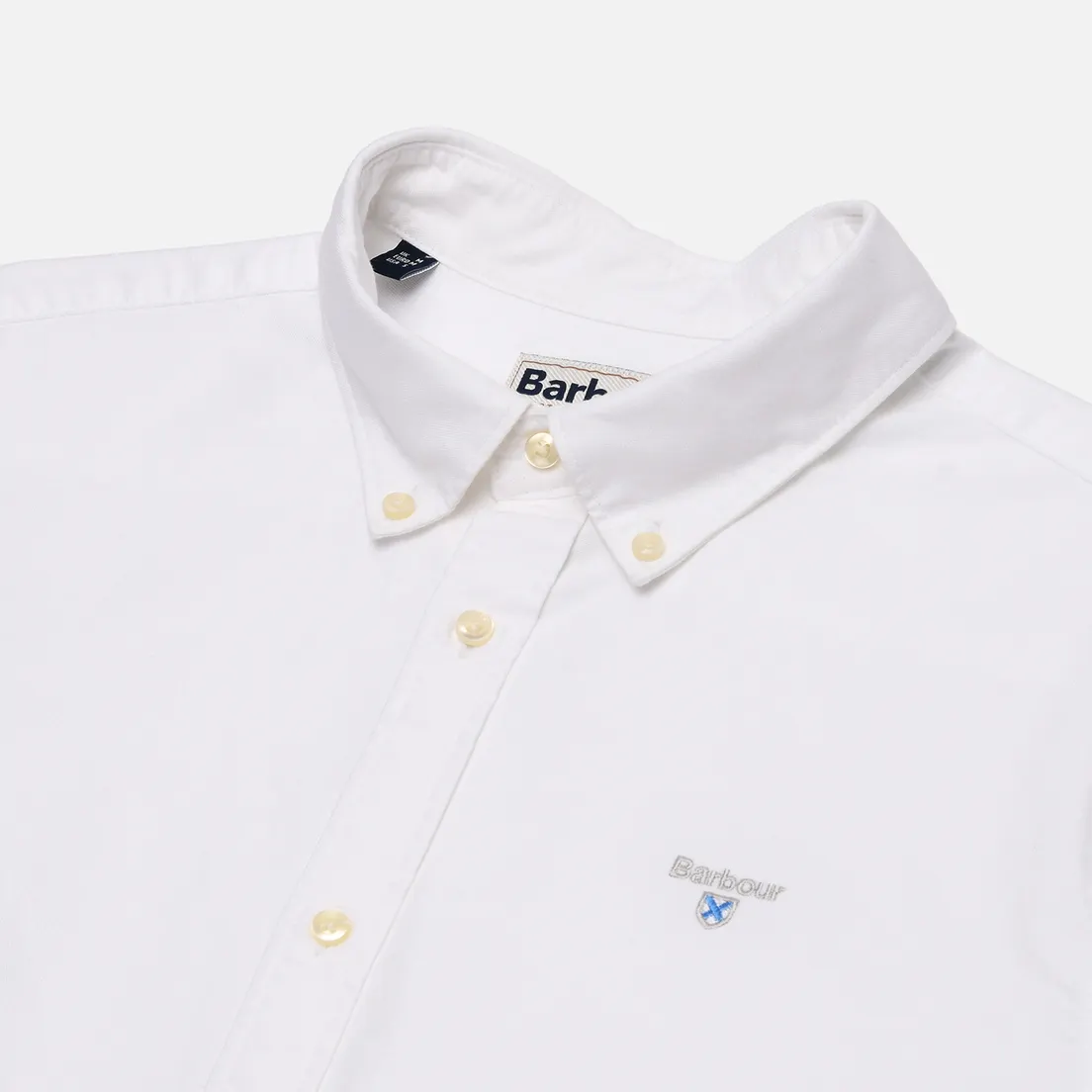 Barbour Мужская рубашка Oxford Tailored Short Sleeved