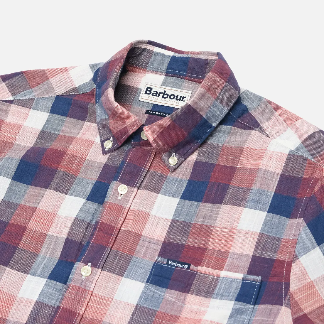 Barbour Мужская рубашка Hillroad Tailored