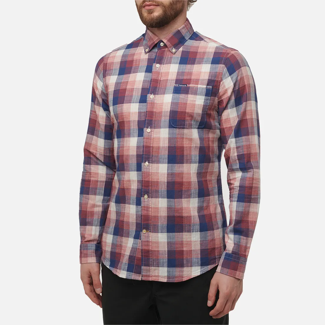 Barbour Мужская рубашка Hillroad Tailored