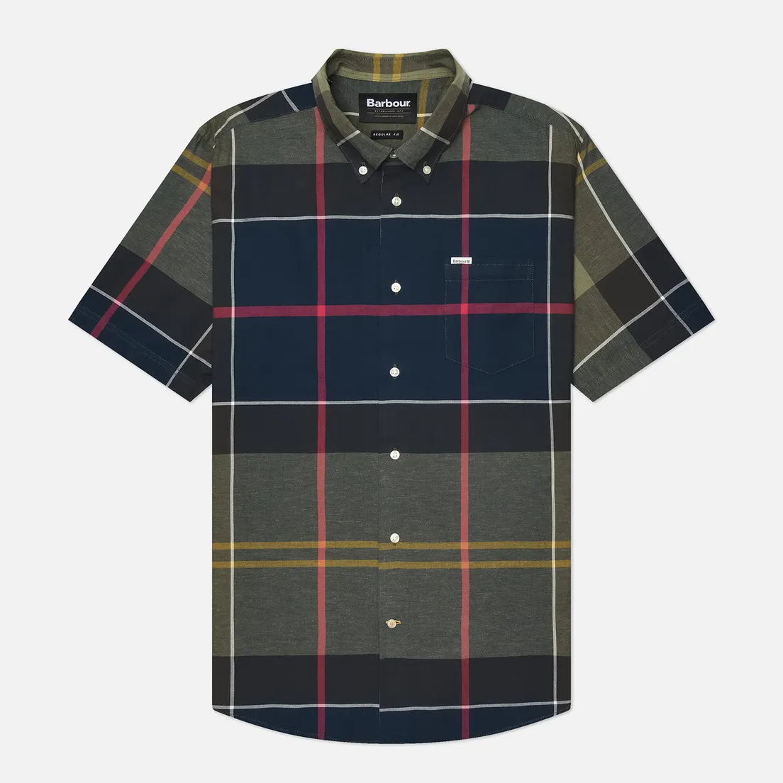 Barbour Мужская рубашка Douglas Regular Short Sleeved