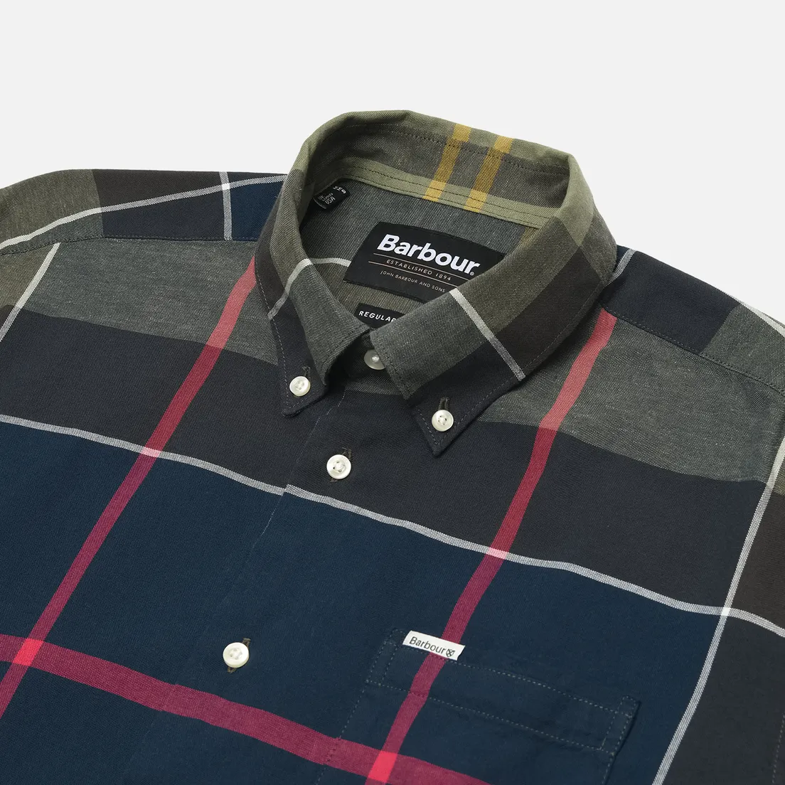 Barbour Мужская рубашка Douglas Regular Short Sleeved