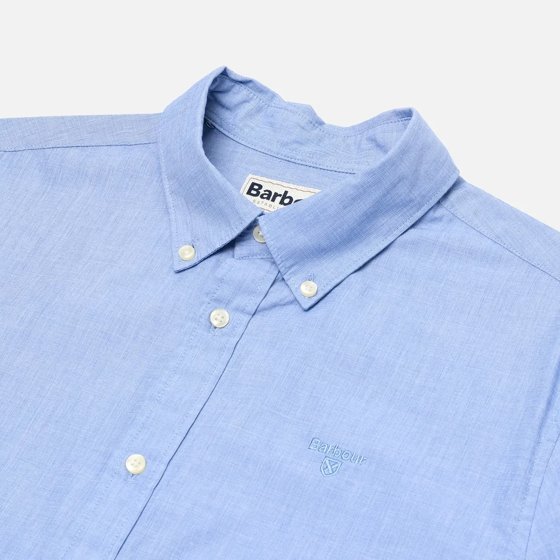 Barbour Мужская рубашка Crest Poplin Tailored