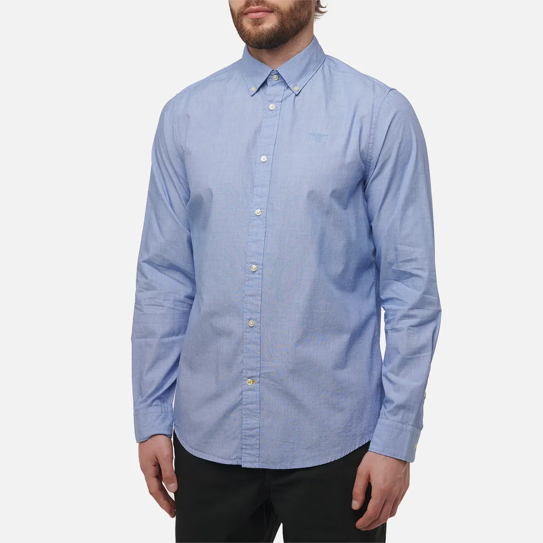 Barbour Мужская рубашка Crest Poplin Tailored