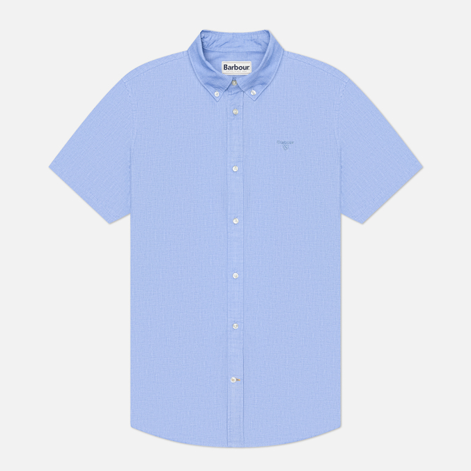 Мужская рубашка Barbour Crest Poplin Tailored Short Sleeved