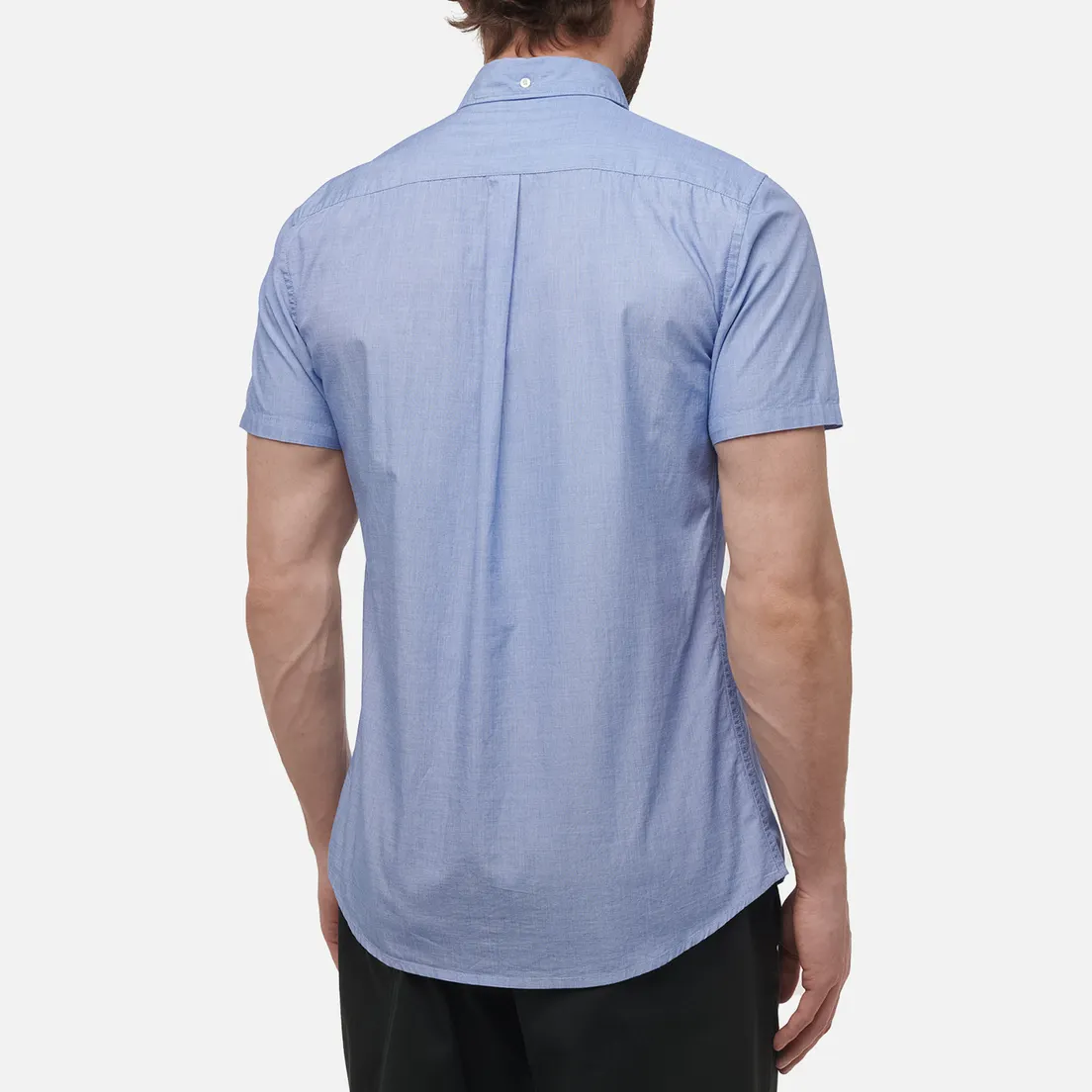 Barbour Мужская рубашка Crest Poplin Tailored Short Sleeved