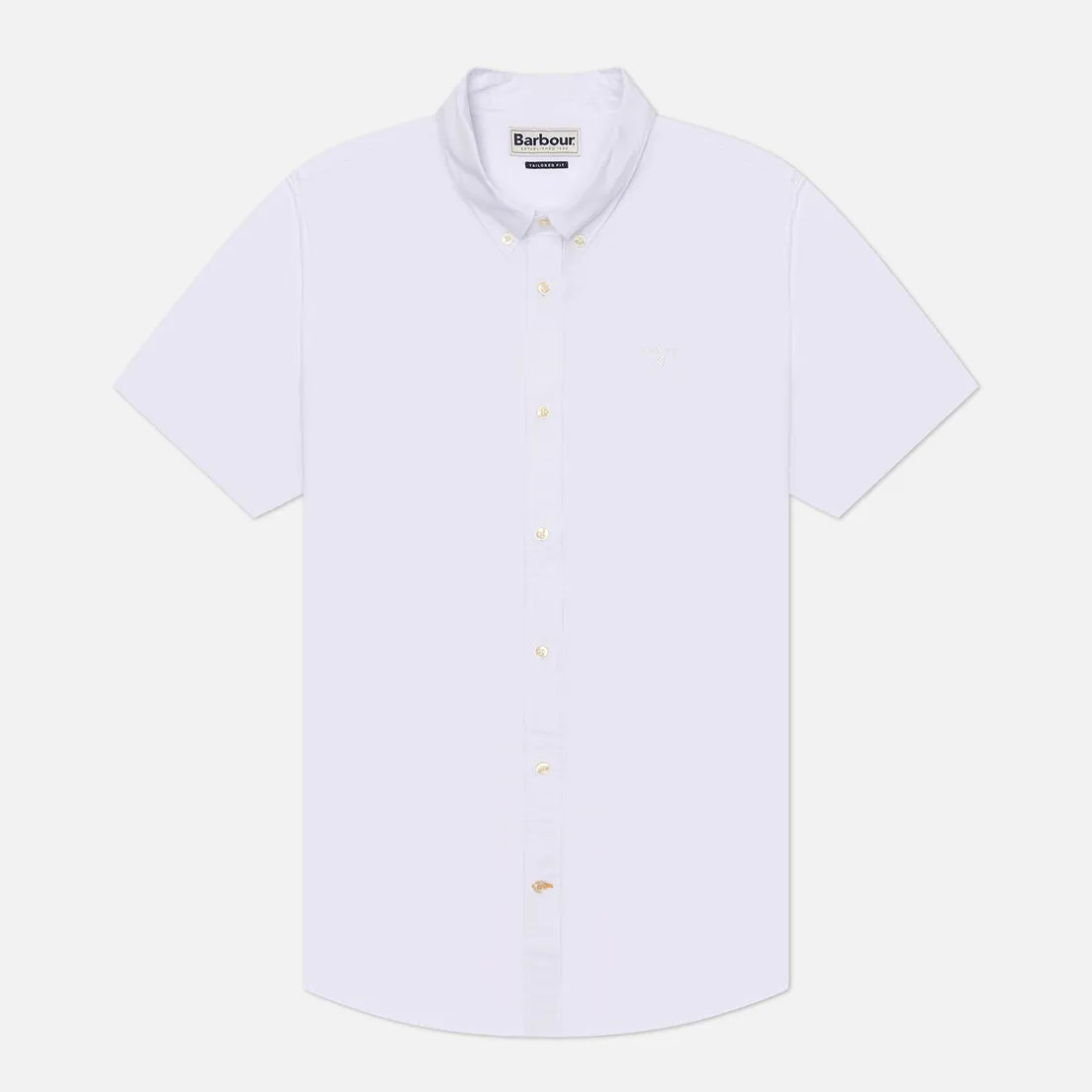 Barbour Мужская рубашка Crest Poplin Tailored Short Sleeved
