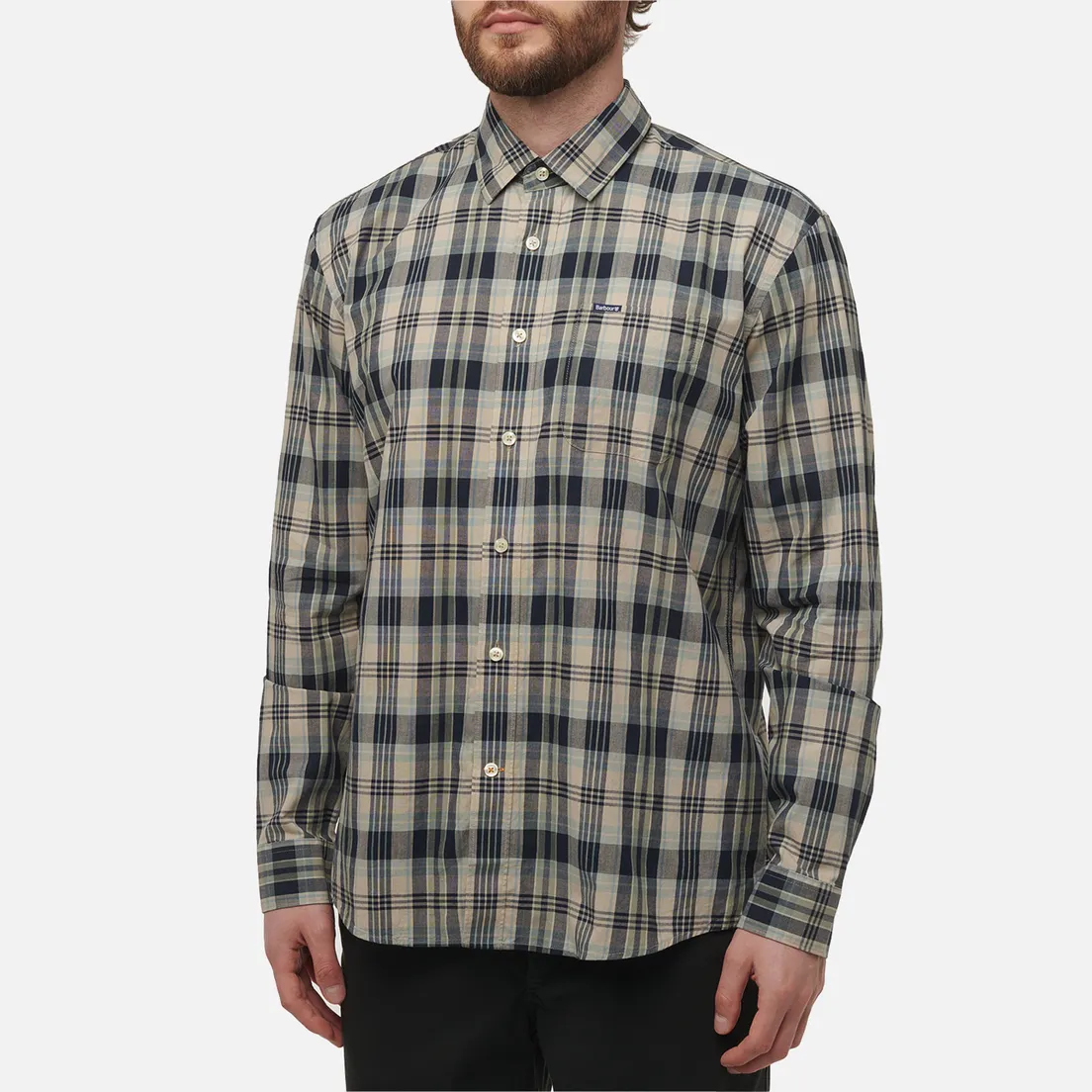 Barbour Мужская рубашка Clifton Madras Relaxed