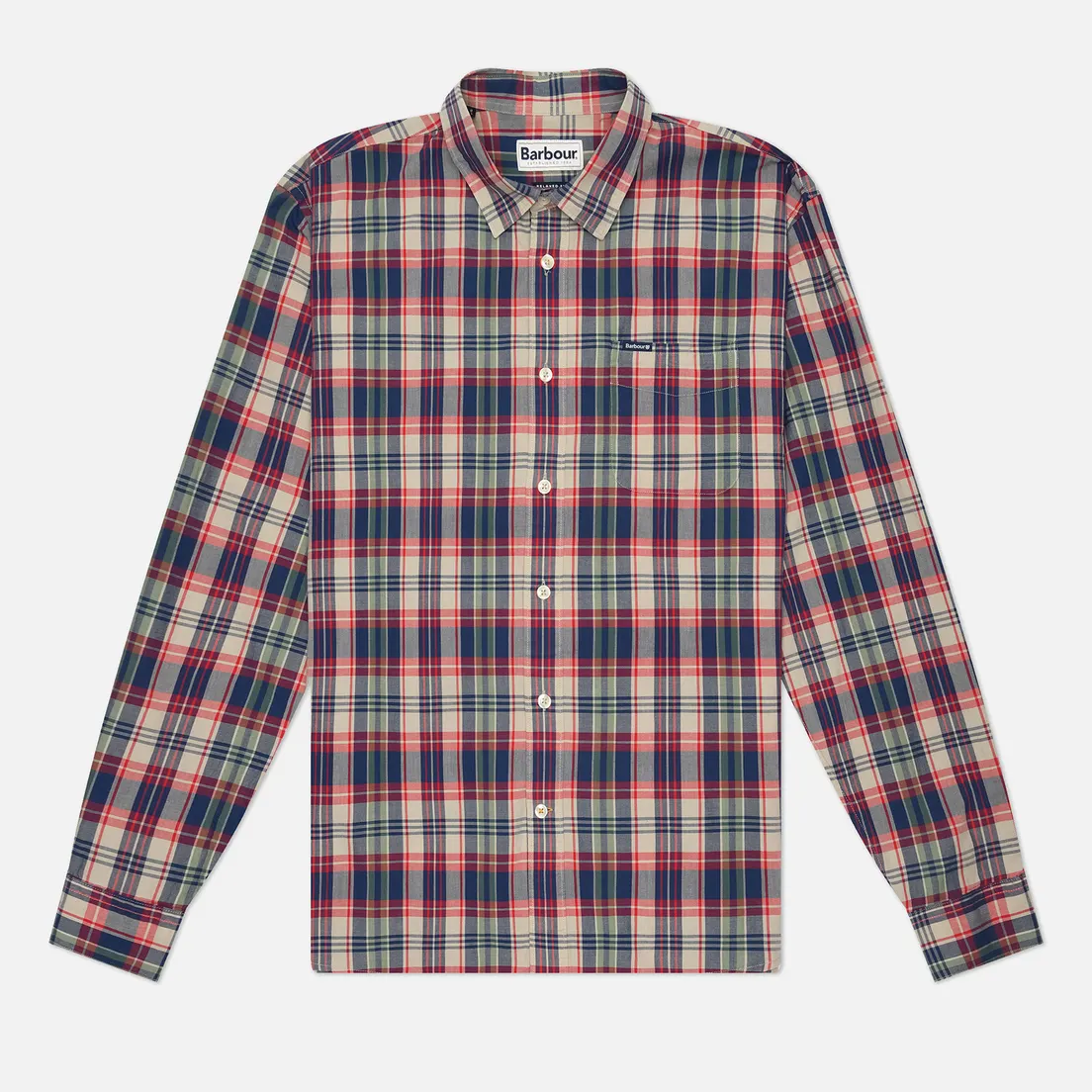 Barbour Мужская рубашка Clifton Madras Relaxed
