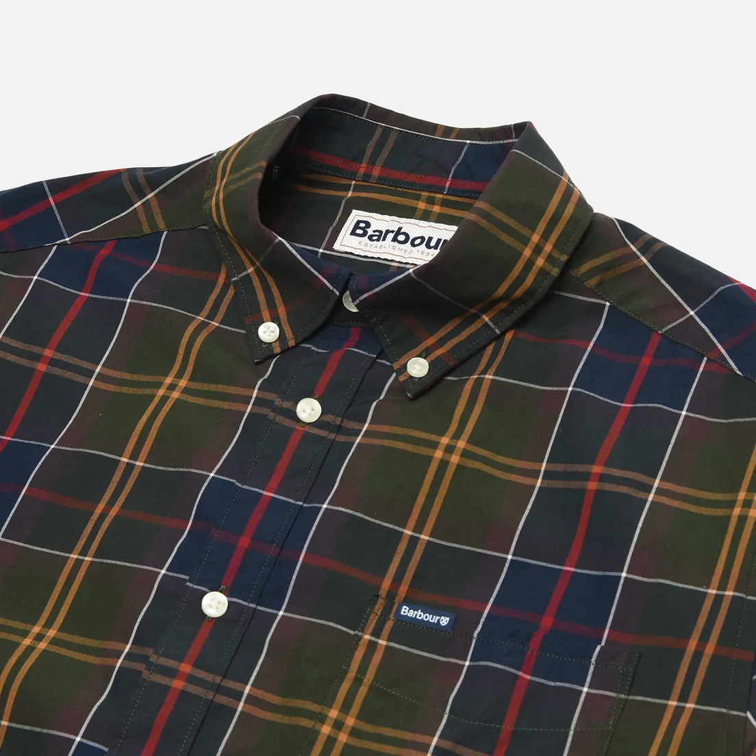 Barbour Мужская рубашка Laggon Tartan Relaxed