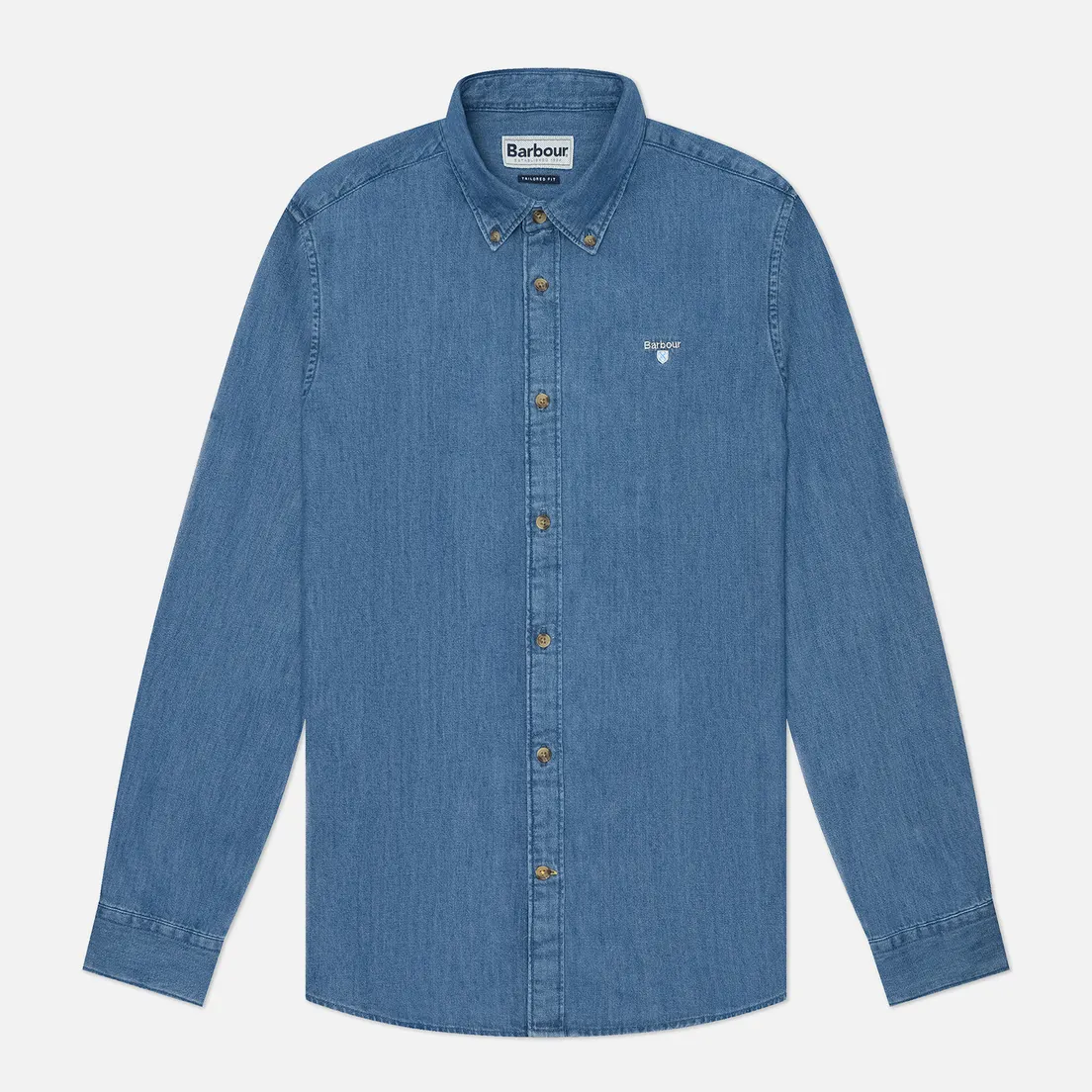 Barbour Мужская рубашка Denim Crest Tailored