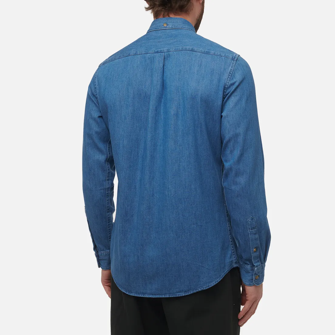 Barbour Мужская рубашка Denim Crest Tailored
