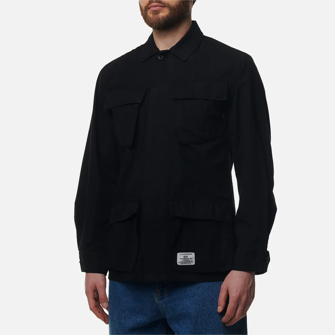 Alpha Industries Мужская демисезонная куртка Jungle Fatigue Shirt