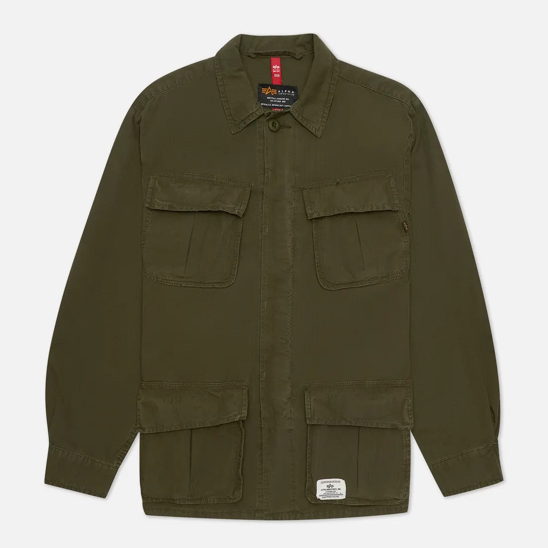 Alpha Industries Мужская демисезонная куртка Jungle Fatigue Shirt
