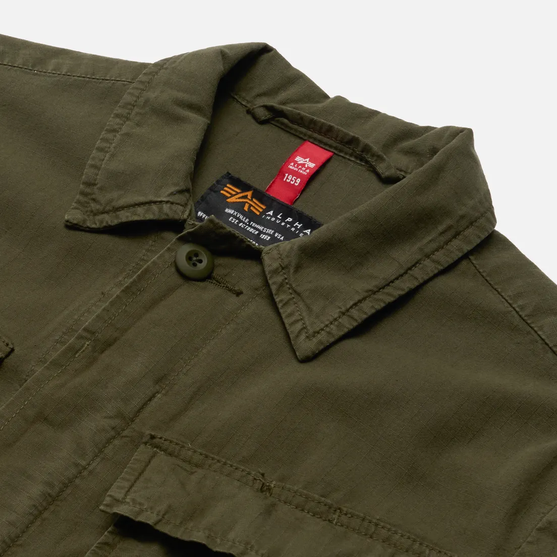 Alpha Industries Мужская демисезонная куртка Jungle Fatigue Shirt