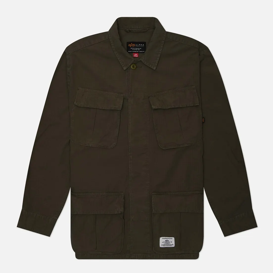 Alpha Industries Мужская демисезонная куртка Jungle Fatigue Shirt