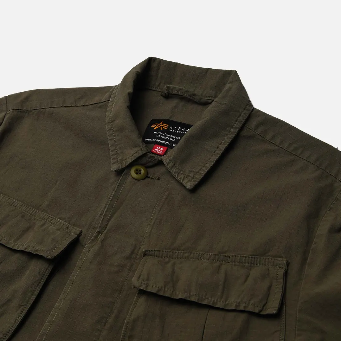 Alpha Industries Мужская демисезонная куртка Jungle Fatigue Shirt