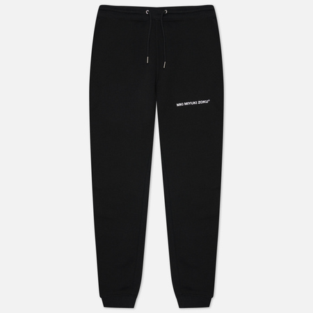 Мужские брюки MKI Miyuki-Zoku Staple Track, цвет чёрный, размер S