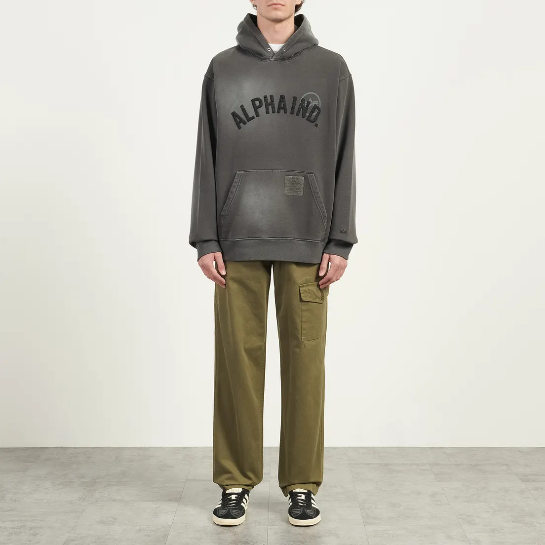 Alpha Industries Мужская толстовка Unfrm Washed  Hoodie