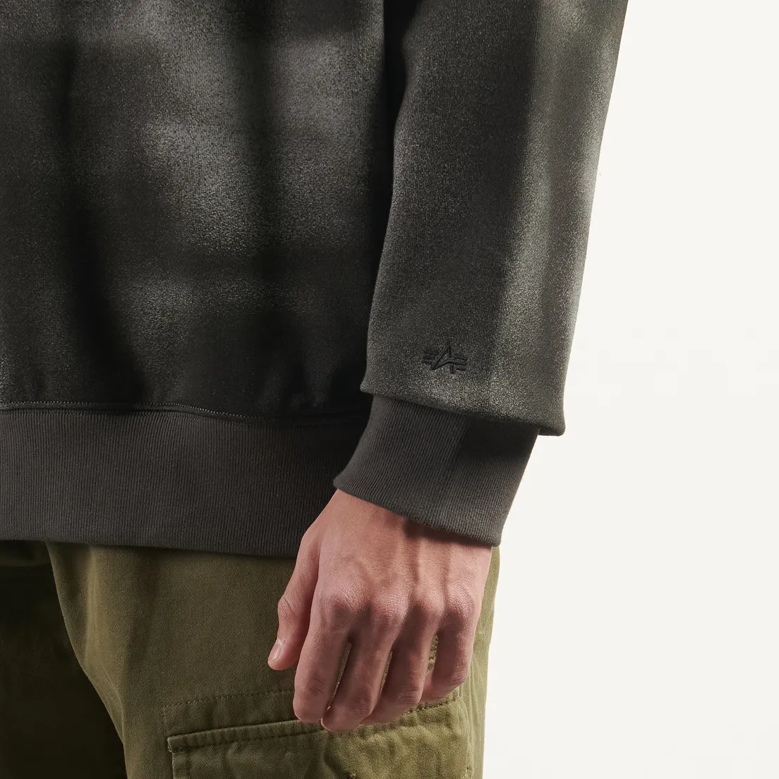 Alpha Industries Мужская толстовка Uniform Washed Crewneck