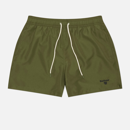 Плавательные шорты  Brandshop Мужские шорты Barbour Staple Logo 5 Swim, цвет оливковый, размер XL