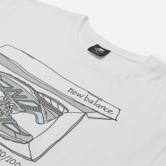 Мужская футболка New Balance Essentials Shoebox White