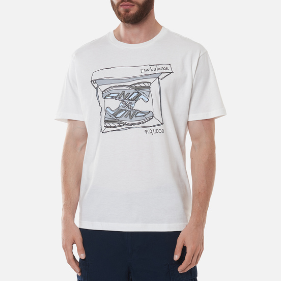Мужская футболка New Balance Essentials Shoebox White